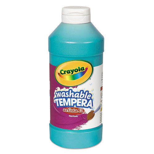 Artista II Washable Tempera Paint, Turquoise, 16 oz, Sold as 1 Each
