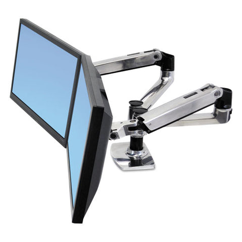 LX Dual Side-by-Side Arm for WorkFit-D Sit-Stand Desk, Sold as 1 Each