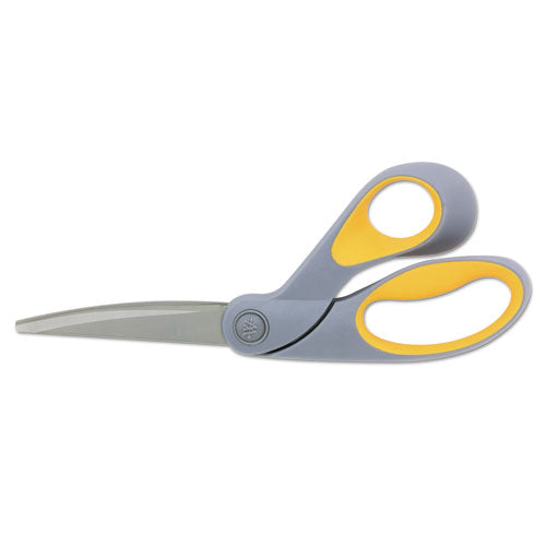 Westcott - ExtremEdge Titanium Bent Scissors, 8 in. Length, Right Hand, Blue, Sold as 1 EA