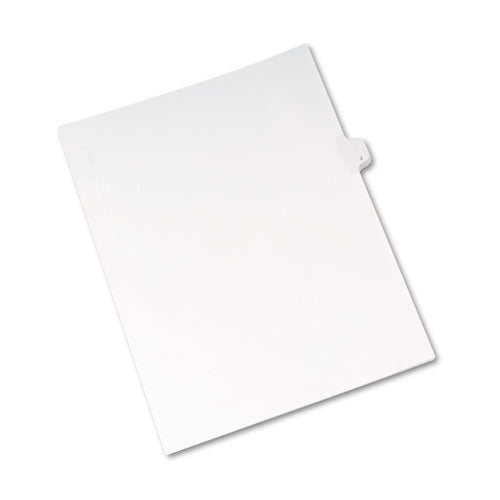 Avery - Allstate-Style Legal Side Tab Divider, Title: J, Letter, White, 25/Pack, Sold as 1 PK