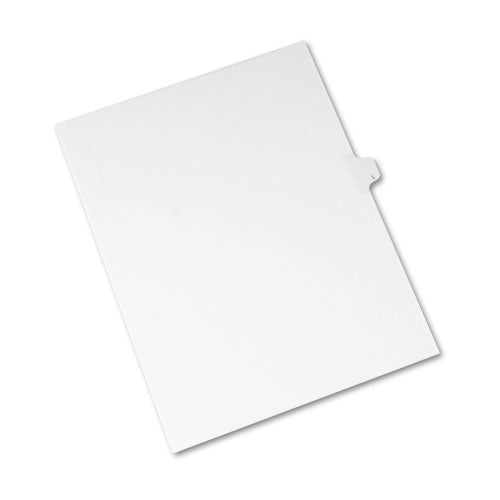 Avery - Allstate-Style Legal Side Tab Divider, Title: L, Letter, White, 25/Pack, Sold as 1 PK