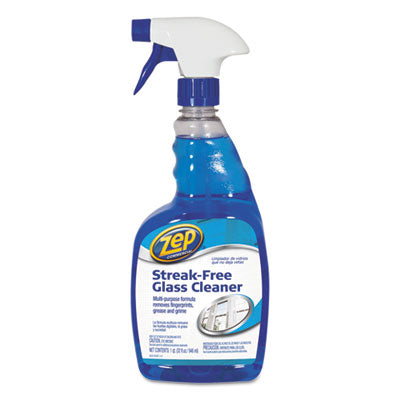 Streak-Free Glass Cleaner, Pleasant Scent, 32 oz Spray Bottle, Sold as 1 Each