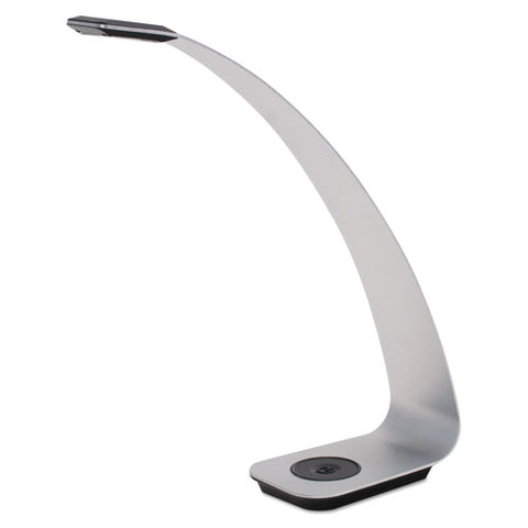 Curved Aluminum LED Desk Lamp, 3-Watt, 11-1/2" High, Sold as 1 Each