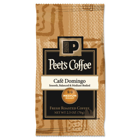 Coffee Portion Packs, Caf? Domingo Blend, 2.5 oz Frack Pack, 18/Box, Sold as 1 Box, 18 Each per Box 