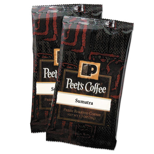 Coffee Portion Packs, Sumatra, 2.5 oz Frack Pack, 18/Box, Sold as 1 Box, 18 Each per Box 