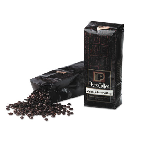 Bulk Coffee, Major Dickason's Blend, Whole Bean, 1 lb Bag, Sold as 1 Each