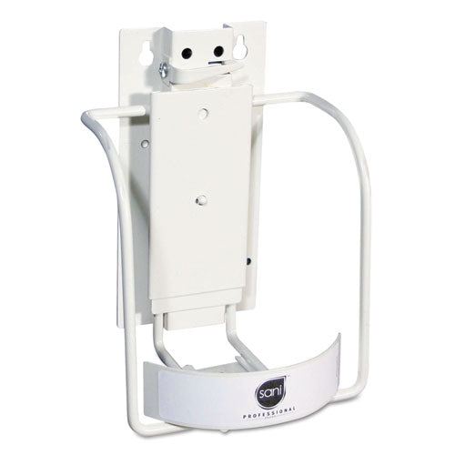 Universal 3-in-1 Sani-Bracket, Plastic/Vinyl-Coated Wire, Sold as 1 Carton