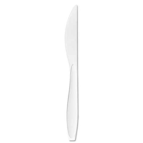 Reliance Mediumweight Cutlery, Standard Size, Knife, Boxed, White, 1000/Carton, Sold as 1 Carton, 1000 Each per Carton 