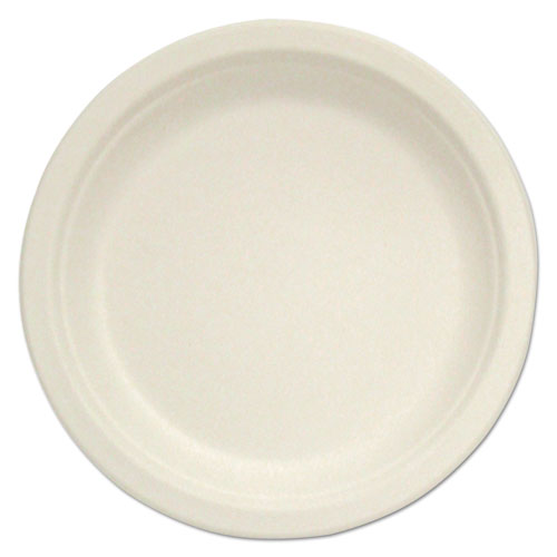 Compostable Tableware, 10" Plate, Beige, 500/Box, Sold as 1 Box, 500 Each per Box 