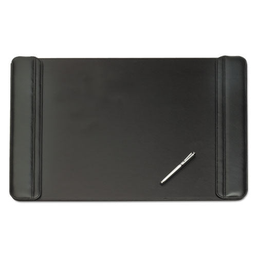 Artistic - Westfield Desk Pad w/Flip-Open Side Panels, 38 x 24, Black, Sold as 1 EA
