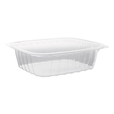 ClearPac Plastic Container with Lid, 7-1/2 x 6-1/2 x 2, Clear, 24 oz, 63/Bag, Sold as 1 Carton, 252 Each per Carton 