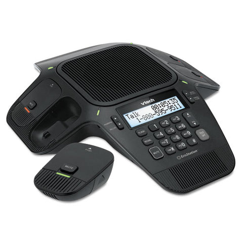 ErisStation Conference Phone with Four Wireless Mics, Sold as 1 Each
