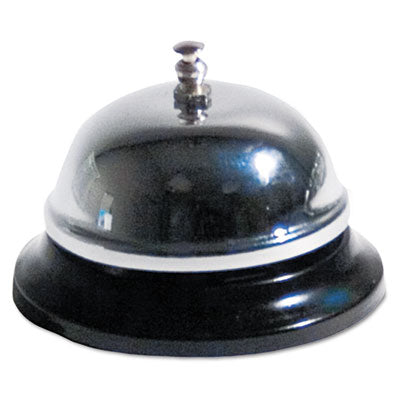 Advantus - Call Bell, 3-3/8-inch Diameter, Brushed Nickel, Sold as 1 EA