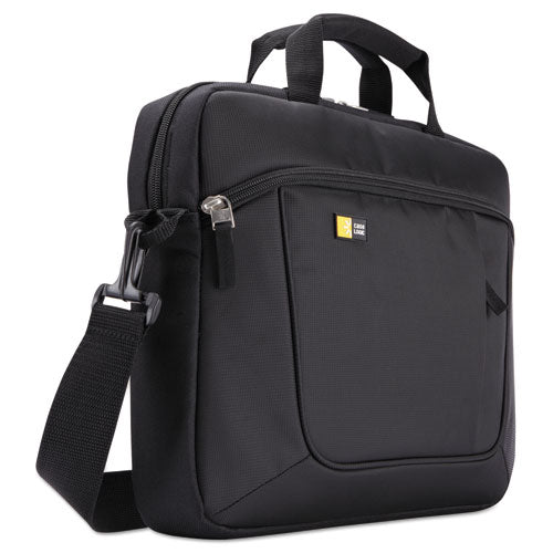 Laptop and Tablet Case for 14.1 Laptop and iPad Slim, Polyester, Black, Sold as 1 Each