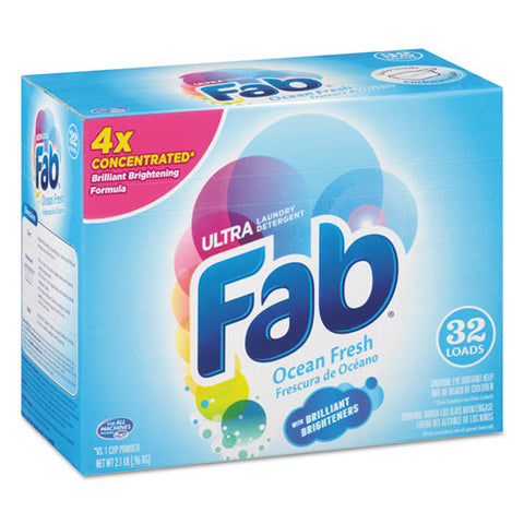 2X Powdered Laundry Detergent, Ocean Breeze, 2.1lb Box, 4/Carton, Sold as 1 Carton, 4 Each per Carton 