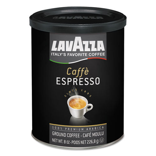 Caffe Espresso Ground Coffee, Dark Roast, 8 oz Can, Sold as 1 Each