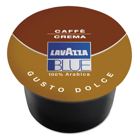 BLUE Espresso Capsules, Crema Dolce, 8g Capsule, 100/Box, Sold as 1 Box, 100 Each per Box 