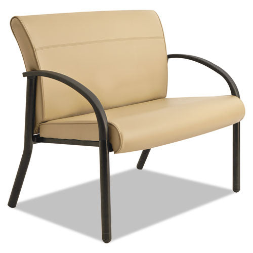 Gratzi Reception Series Bariatric Guest Chair, Taupe Vinyl, Sold as 1 Each