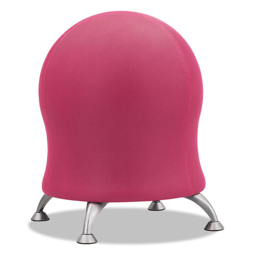 Zenergy Ball Chair, 22 1/2" Diameter x 23" High, Pink/Silver, Sold as 1 Each