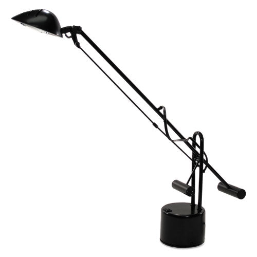 Ledu - Counter-Balanced Halogen Desk Lamp, Black, 18 Inches Reach, Sold as 1 EA