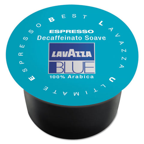 BLUE Espresso Capsules, Capsules, Decaffeinated Medium Roast, 8g, 100/Box, Sold as 1 Box, 100 Each per Box 