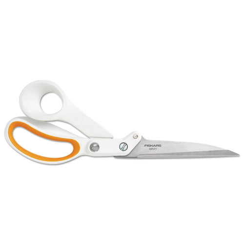 Amplify Mixed Media Shears, 10" Length, Pointed, White/Orange, Sold as 1 Each