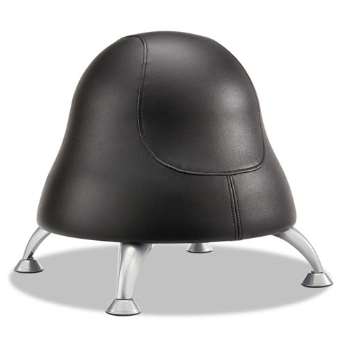 Runtz Ball Chair, 12" Diameter x 17" High, Black Vinyl, Sold as 1 Each