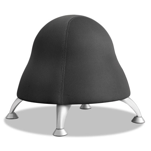Runtz Ball Chair, 12" Diameter x 17" High, Licorice Black, Sold as 1 Each