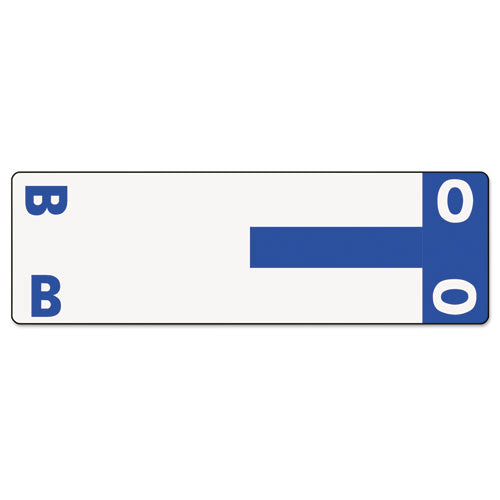 Smead - Alpha-Z Color-Coded First Letter Name Labels, B & O, Dark Blue, 100/Pack, Sold as 1 PK