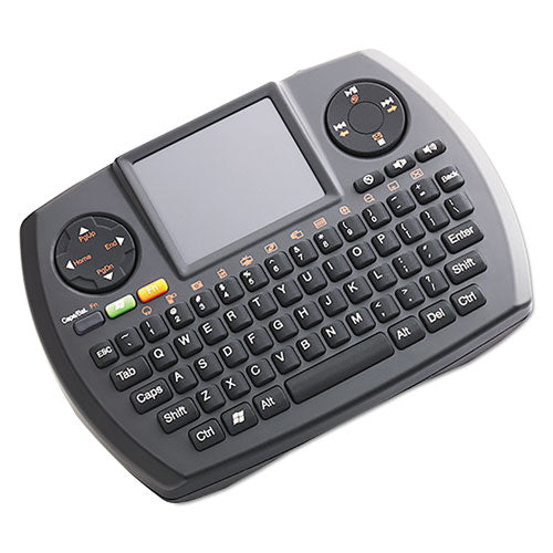 Wireless Ultra Mini Touchpad Keyboard, Black, Sold as 1 Each