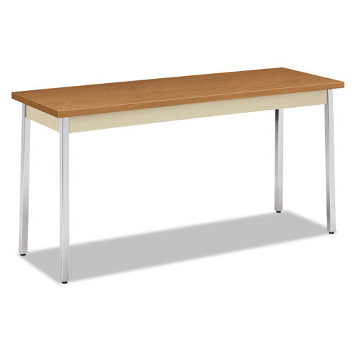 HON - Utility Table, Rectangular, 60w x 20d x 29h, Harvest, Sold as 1 EA