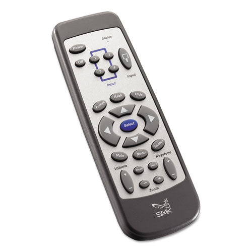 Universal Projector Remote Control for LCD and DLP Projectors, Gray, Sold as 1 Each
