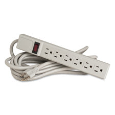 Compucessory 6-Outlets Power Strip, Sold as 1 Each