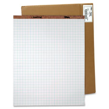 TOPS 1" Grid Square Ruled Easel Pad, Sold as 1 Carton, 2 Each per Carton 