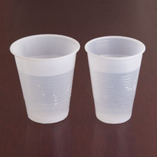 Genuine Joe Translucent Plastic Beverage Cup, Sold as 1 Carton, 10 Package per Carton 