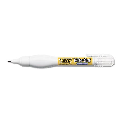 BIC - Wite-Out Shake 'n Squeeze Correction Pen, 8 ml, White, Sold as 1 EA