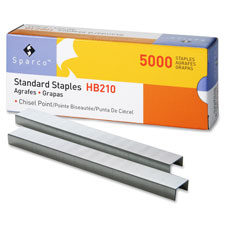 Sparco Standard Staple, Sold as 1 Box, 5000 Each per Box 