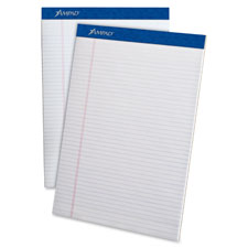 Ampad Perforated Ruled Pads, Sold as 1 Dozen, 12 Each per Dozen 