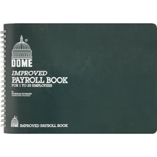 Dome Publishing Payroll Book, Sold as 1 Each