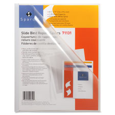 Sparco Slide Bind Transparent Report Covers, Sold as 1 Box, 50 Each per Box 
