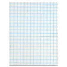 TOPS White Quadrille Pad, Sold as 1 Pad, 50 Sheet per Pad 