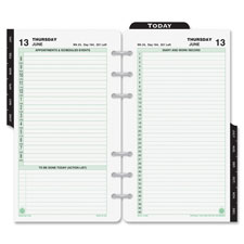 Day-Timer 2 Pages Daily Planner Refill, Sold as 1 Each