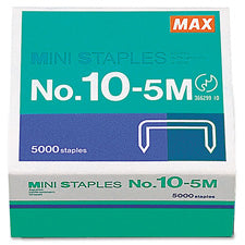 MAX HD-10DF Mini Staple, Sold as 1 Box, 5000 Each per Box 