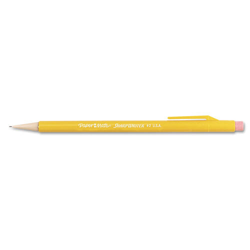 Sharpwriter Mechanical Pencil, HB, .7 mm, Classic Yellow, 36/Carton, Sold as 1 Box, 36 Each per Box 