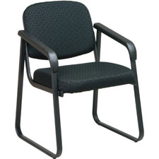 Office Star V4410 Deluxe Sled Base Arm Chair, Sold as 1 Each