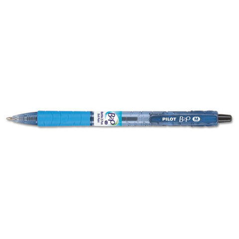 B2P Bottle-2-Pen Recycled Retractable Ball Point Pen, Blue Ink, 1mm, Dozen, Sold as 1 Dozen