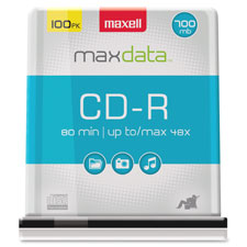 Maxell CD Recordable Media, Sold as 1 Package, 25 Each per Package 