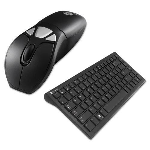 Air Mouse GO Plus Combo with Compact Keyboard, USB, Black/Silver, Sold as 1 Each