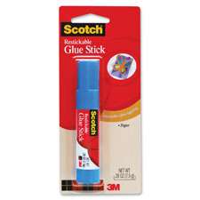Scotch Restickable Glue Stick, Sold as 1 Each