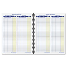 Adams Monthly Bookkeeping Record, Sold as 1 Each